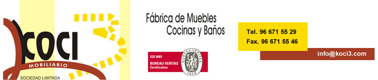 Koci3. Fábrica de Muebles, cocinas y baños